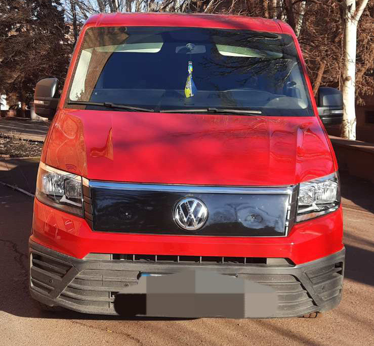 Зимова решітка Матова для Volkswagen Crafter 2017↗ рр.
