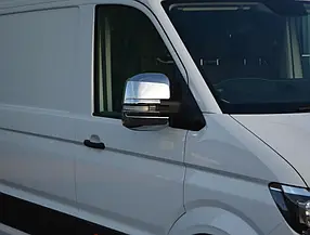 Накладки на дзеркала OmsaLine (4 частини, ABS) Volkswagen Crafter 2017 ⁇  рр. AUC Накладки на дзеркала Фольксваген