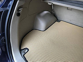 Килимок багажника (EVA, поліуретановий, бежевий) (5 місць) Hyundai Santa Fe 2 2006-2012 рр. AUC Гумові