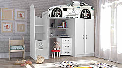 Дитяча кімната ліжко-машинка, безкоштовна доставка