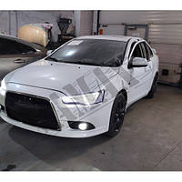 Передние фары LED Mitsubishi Lancer X (2007-2019)