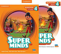 Комплект Super Minds (2nd Edition) Level 4 Student's Book with eBook + Workbook (Підручник + зошит)