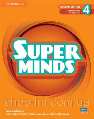 Super Minds (2nd Edition) 4 Teacher's Book with Digital Pack / Книга для вчителя — нове видання