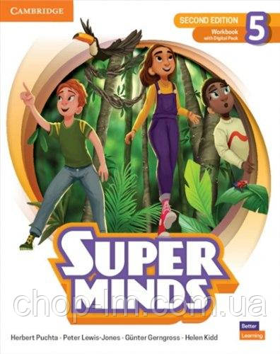 Super Minds (2nd Edition) 5 Workbook with Digital Pack / Робочий зошит — нове видання