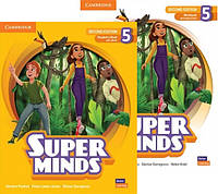 Комплект Super Minds (2nd Edition) Level 5 Student's Book with eBook + Workbook (Учебник + тетрадь)