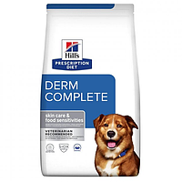 Сухой корм для собак Хиллс Hills PD Derm Complete 4 кг для ухода за кожей