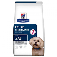 Корм для собак малых пород Хиллс Hills PD z/d Food Sensitivities Mini 1 кг при пищевой непереносимости