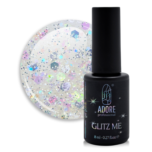 Гель-лак для нігтів Adore Gel Polish Glitz Me №06 Sparkles 8 мл, фото 1