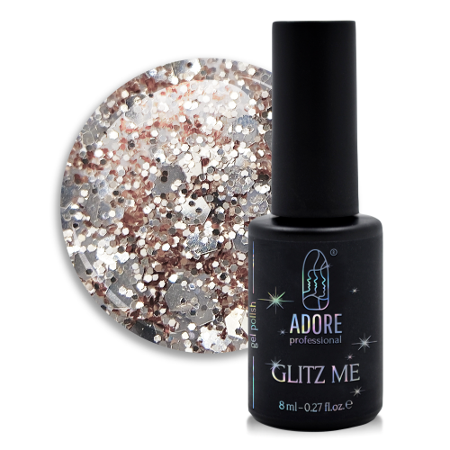 Гель-лак для нігтів Adore Gel Polish Glitz Me №10 Roxy 8 мл, фото 1