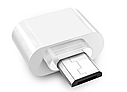 Адаптер перехідник OTG USB Micro USB White, фото 5