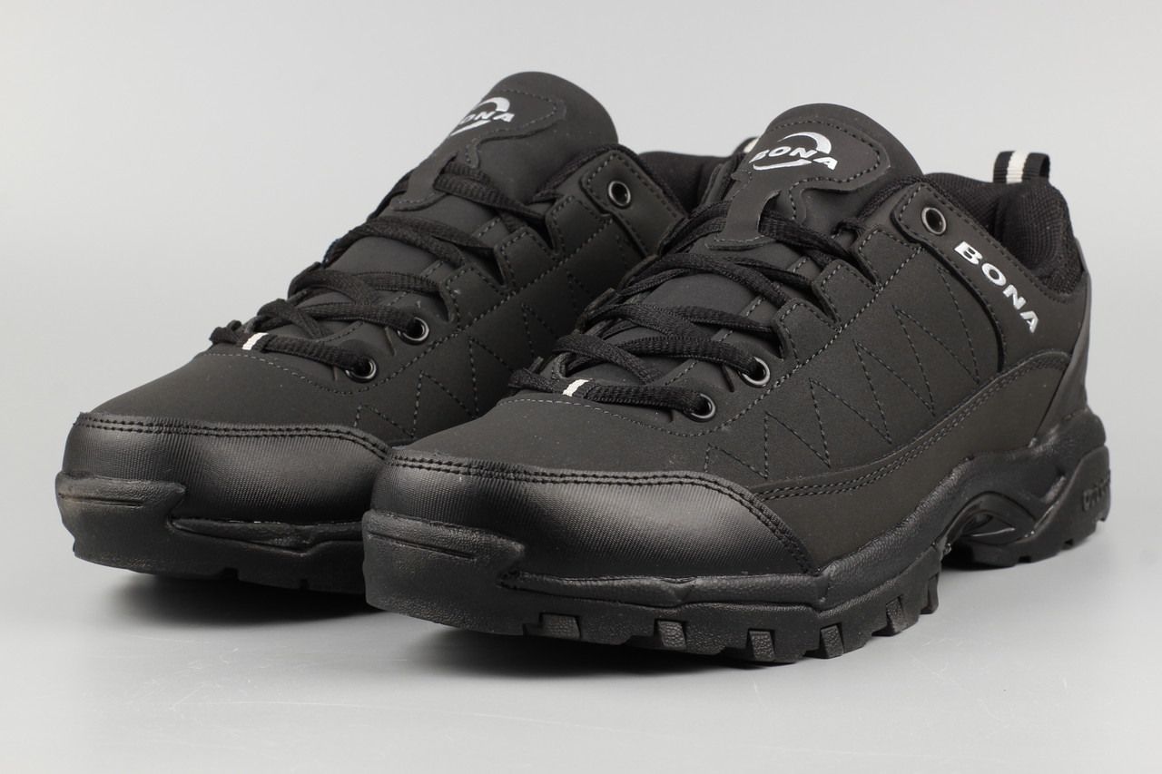 Кросівки чоловічі чорні Bona 905D Бона Розміри 41 43
