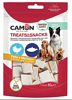 "Camon Treats & Snacks" - лакомство для собак "Сэндвич безглютеновый с курицей и рыбой" , 80г