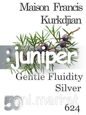 Парфуми 50 мл (624) версія аромату Франсіс Куркджан GENTLE FLUIDITY SILVER, фото 1