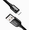 Кабель 3 в 1 Baseus Three Primary Colors CAMLT-BSY01 Micro USB, Lightning, Type-C, 3.5A, 1.2 м, чорний, фото 6
