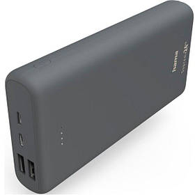 Акумулятор зовнішній Hama Supreme 24HD 24000 mAh Grey (00201670)