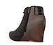 Модні стильні черевики ботильйони жіночі шкіряні на танкетці зручні повсякденні якісні польща чорні 37 розмір Kordel 4469 2023, фото 4