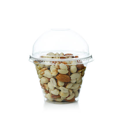 Кришка PET "LITE" купольна без отвору D95 (50шт), 20уп/ящ., фото 3