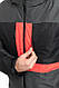 Куртка лыжная мужская Just Play сірий з червоним (B1352-red) - XXL, фото 4