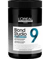 Пудра для осветления волос на 9 уровней LOreal Blond Studio 9 Bonder Inside 500 г