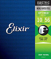 Струны Elixir 19057 OPTIWEB 10-56 - 7 string Light