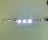 Світлодіодний модуль 12 V, яскравий БІЛИЙ, IP65, потужність 0.72 Вт, фото 2