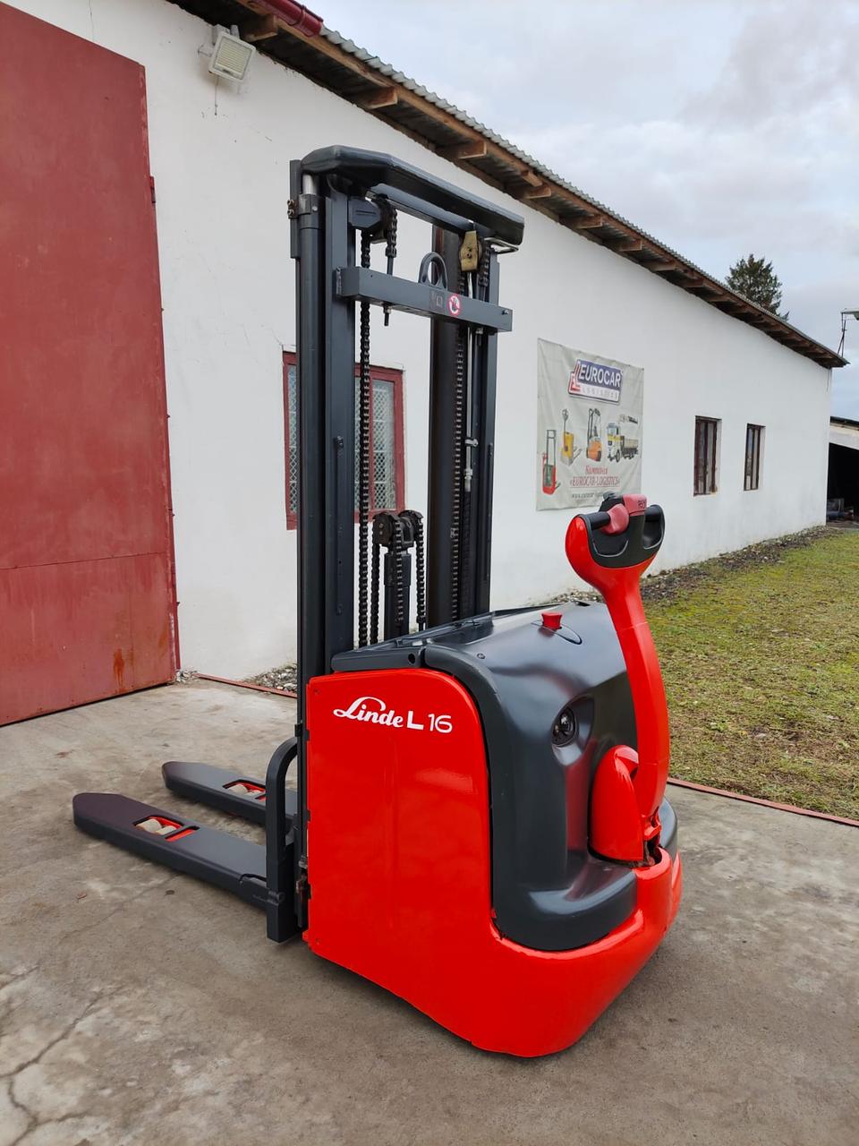 Штабелер Електро Навантажувач Поводковий 769 Linde L16 1,6т 4,25m