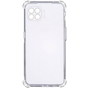 TPU чохол GETMAN Ease logo для Oppo A73 | Посилені кути з амортизацією Безбарвний (прозорий)