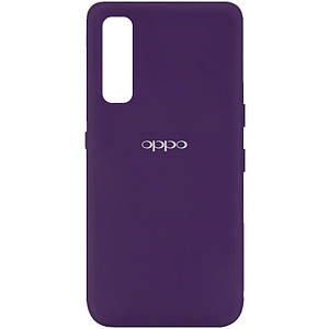 Чохол Silicone Cover My Color Full Protective (A) для Oppo Reno 3 Pro Фіолетовий / Purple