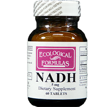 Ecological Formulas NADH / НАДН біоактивна форма Б3 5 мг 60 таблеток