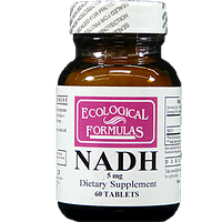 Ecological Formulas NADH / НАДН біоактивна форма Б3 5 мг 60 таблеток