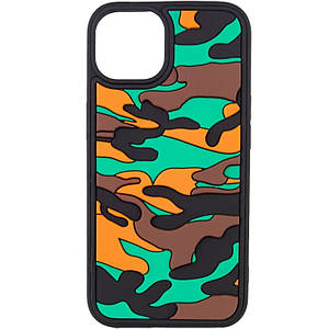 Чохол TPU+PC Army Collection для Apple iPhone 13 (6.1") Коричневий