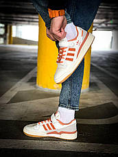 Чоловічі кросівки Adidas Forum 84 Low Hazy Copper White Orange G57966, фото 4