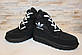 Кросівки дутики жіночі зимові чорні С300, фото 3