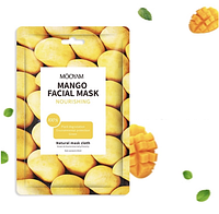 Тканевая маска с манго для питания кожи MOOYAM Mango Facial Mask Nourishing