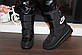 Чоботи дутики жіночі зимові чорні на липучках С301, фото 7