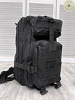 Тактический военный рюкзак 38 л Black / Армейский водонепроницаемый рюкзак черный (арт. 13170)
