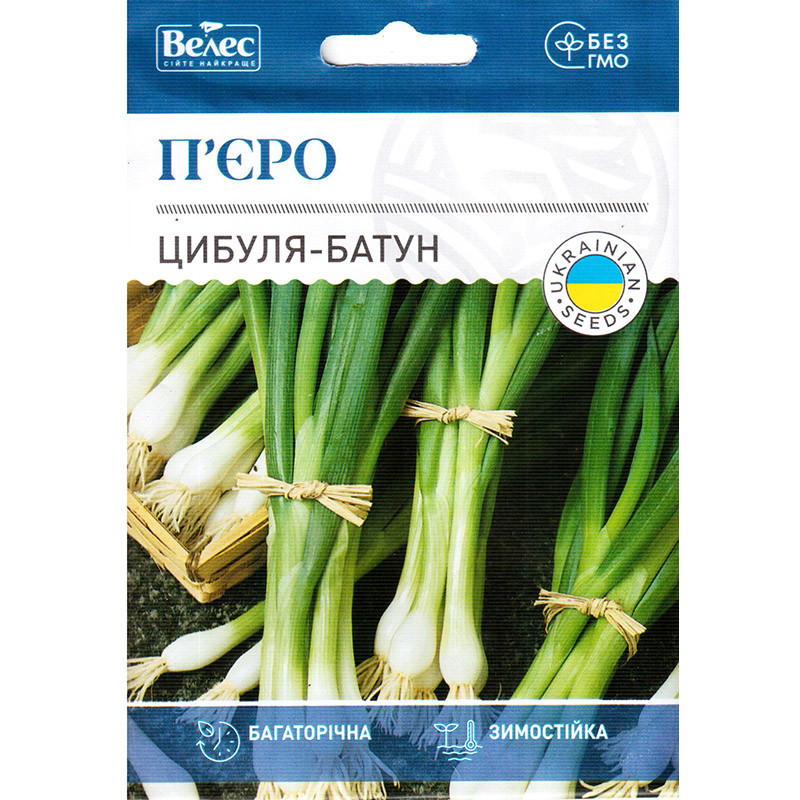 Насіння цибулі-батуна "П'єро" (5 г) від ТМ "Велес"
