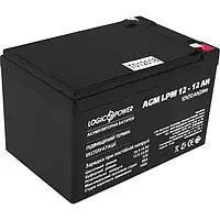 Аккумулятор для ИБП LogicPower LPM 12 V 12 Ah (LP6550) AGM