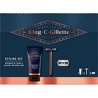 Подарочный набор Gillette King C для ухода за бородой и кожей