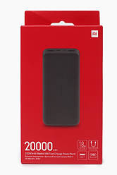 Зовнішній акумулятор Xiaomi Redmi Power Bank 20000 mAh 2xUSB QC 3.0 18 W PB200LZM Black (VXN4304GL) чорний