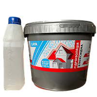 Эпоксидная гибкая смола для гидроизоляции наливной пол 4.5 кг на 15-20 м2 LAVA Білий ral 9010