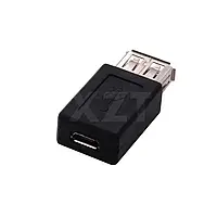 Перехідник адаптер USB 2.0 (мама) - micro USB (мама)