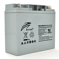 Акумуляторна батарея AGM RITAR HR12-60W, Gray Case, 12V 17.0Ah ( 181 x 77 167 (167) 4.80 kg Q4