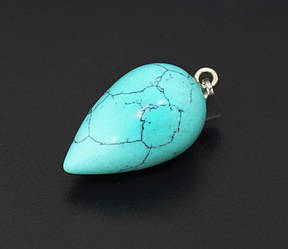 Маятник для біолокації Крапля Бірюза полімерна