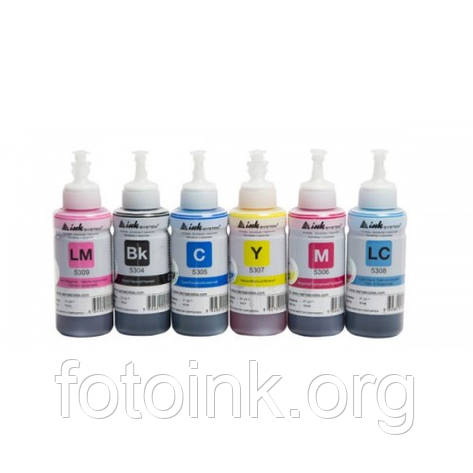 Чорнила inksystem для Epson L1800, L800, L805, L810, L850, комплект 6х100мл, фото 1