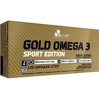 Жирные кислоты Olimp Gold Omega 3 Sport Edition, 120 капсул