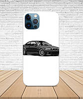 Матовый Чехол iPhone 14 BMW с принтом