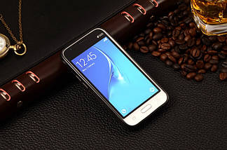 Силіконовий чохол Duotone для Samsung Galaxy J1 mini Duos SM-J105 чорний, фото 3