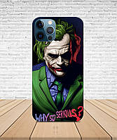 Матовый Чехол iPhone 14 PRO Джокер с принтом