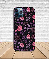 Матовый Чехол iPhone 14 PRO Цветы весенний с принтом